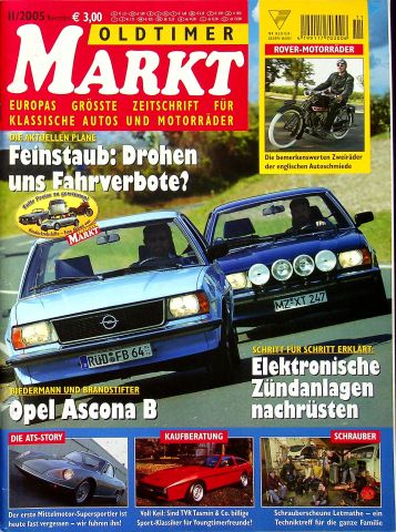 Deckblatt Oldtimer Markt (11/2005)